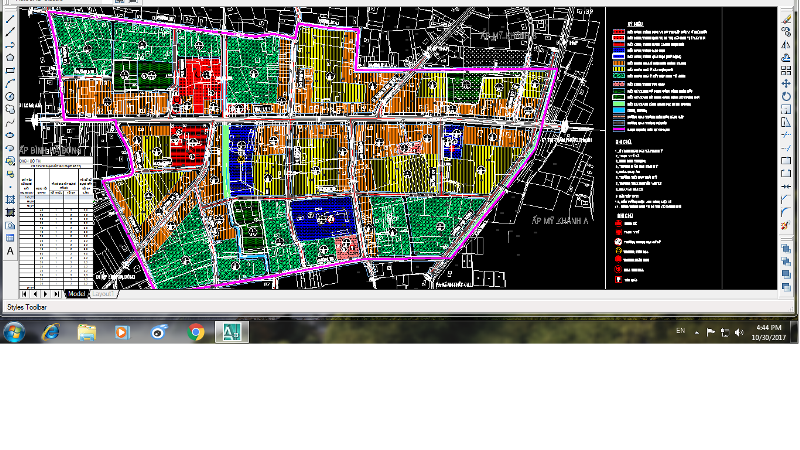 bản đồ quy hoạch khu dân cư xã thái mỹ khu trung tâm hành chính xã